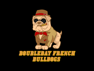 DOUBLEDAY FRENCH BULLDOGS  logo design by protein