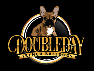 DOUBLEDAY FRENCH BULLDOGS  logo design by AamirKhan