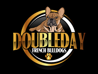 DOUBLEDAY FRENCH BULLDOGS  logo design by AamirKhan