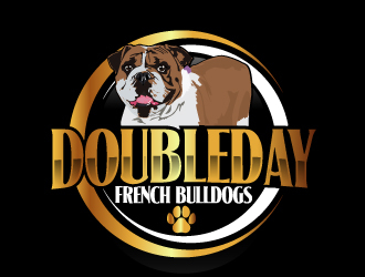 DOUBLEDAY FRENCH BULLDOGS  logo design by AamirKhan