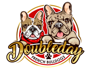 DOUBLEDAY FRENCH BULLDOGS  logo design by Suvendu