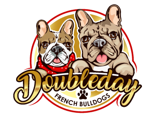 DOUBLEDAY FRENCH BULLDOGS  logo design by Suvendu