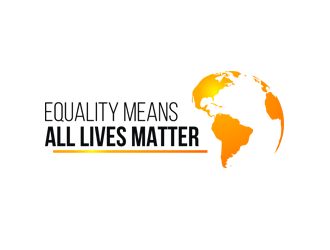 Equality means ALL LIVES MATTER logo design by Kebrra