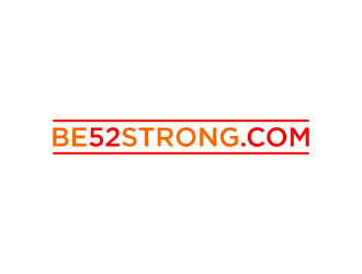 Be52Strong.com logo design by eagerly