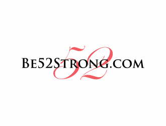 Be52Strong.com logo design by eagerly