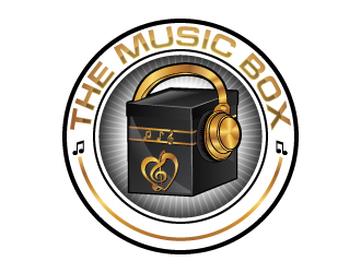 THE MUSIC BOX logo design by uttam