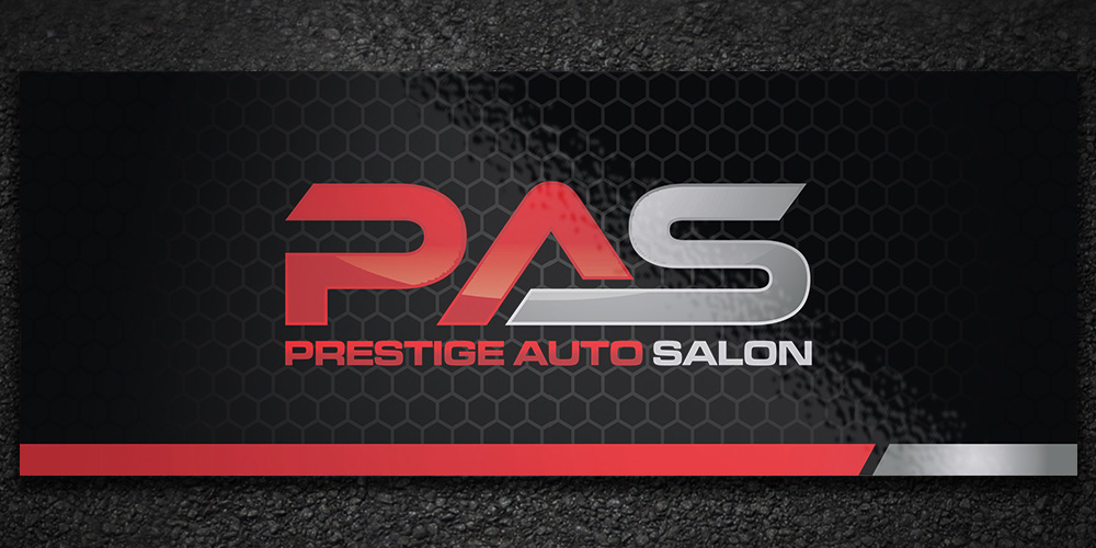 Prestige Auto Salon logo design by Boomstudioz