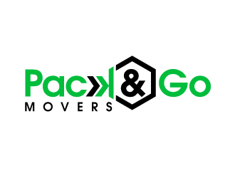 Pack & Go Movers logo design by dasigns