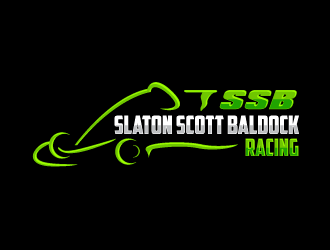 Slaton Scott Baldock Racing logo design by Ultimatum