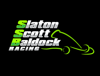 Slaton Scott Baldock Racing logo design by Ultimatum