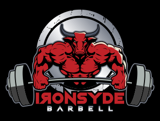 IRONSYDE Barbell logo design by Kruger