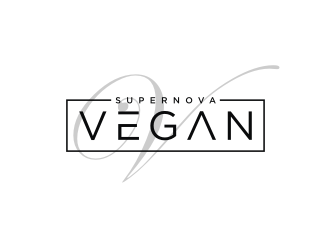 Supernova Vegan logo design by clayjensen
