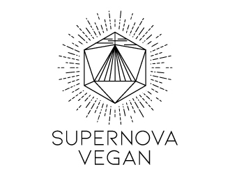 Supernova Vegan logo design by jaize