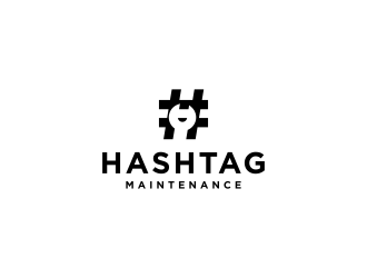 Hashtag Maintenance logo design by Galfine