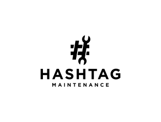 Hashtag Maintenance logo design by Galfine