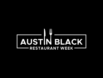 Austin Black Restaurant Week logo design by done