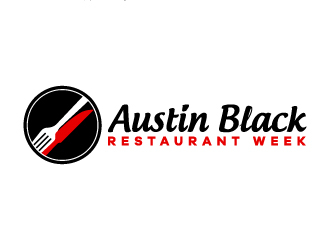 Austin Black Restaurant Week logo design by karjen