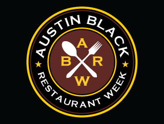 Austin Black Restaurant Week logo design by aryamaity