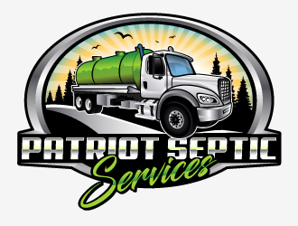 Patriot Septic Services logo design by LucidSketch