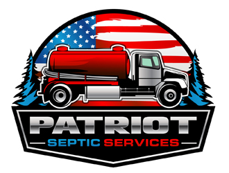 Patriot Septic Services logo design by DreamLogoDesign