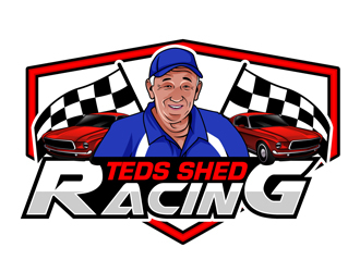 Teds Shed Racing logo design by DreamLogoDesign