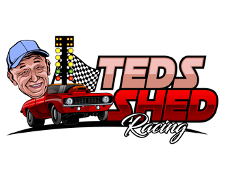 Teds Shed Racing logo design by DreamLogoDesign