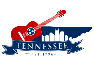 Nashville Music Guide back of T  logo design by aura