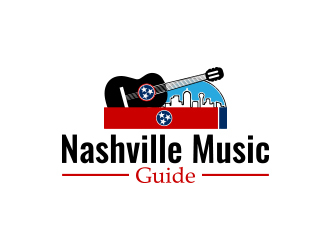 Nashville Music Guide back of T  logo design by Rexi_777