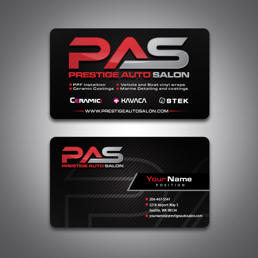 Prestige Auto Salon logo design by igor1408