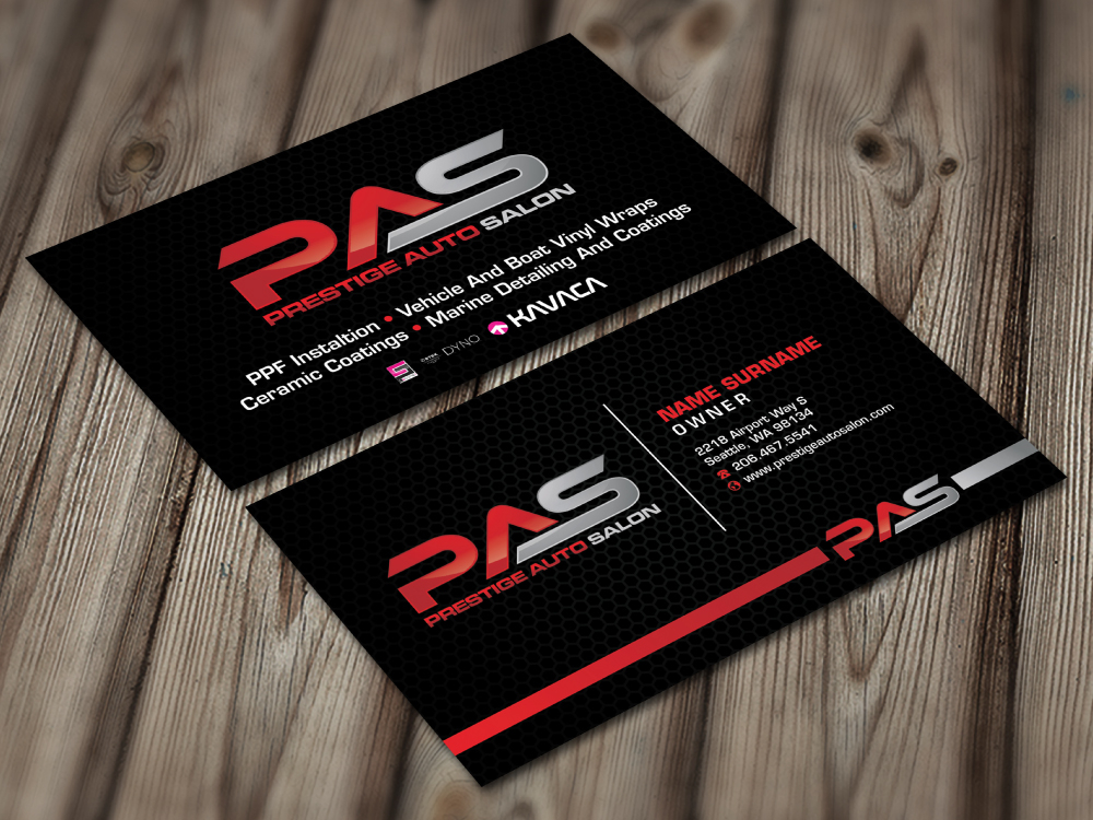 Prestige Auto Salon logo design by labo