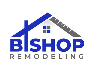 BISHOP REMODELING logo design by MonkDesign