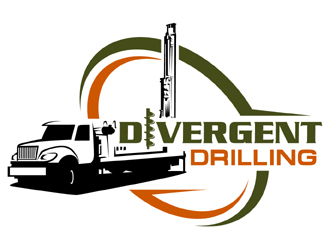 Divergent Drilling (Divergent Drilling Ltd.) logo design by MAXR