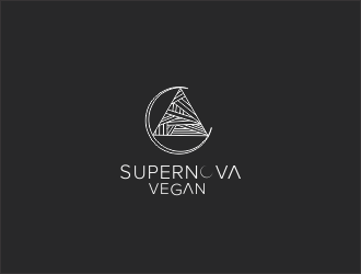 Supernova Vegan logo design by Shina