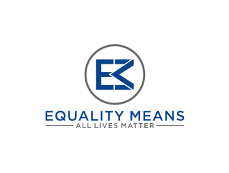 Equality means ALL LIVES MATTER logo design by johana