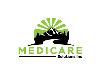 Medicare Solutions Inc logo design by Gwerth
