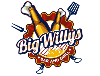 Big Willys Bar and Grill logo design by Suvendu