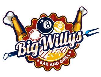 Big Willys Bar and Grill logo design by Suvendu