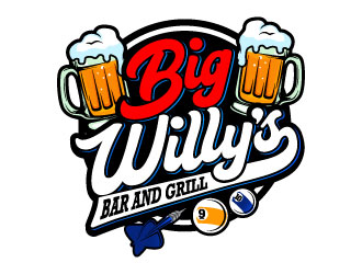 Big Willys Bar and Grill logo design by daywalker