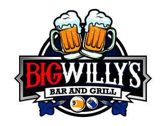 Big Willys Bar and Grill logo design by daywalker