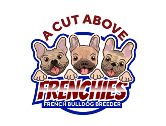 A Cut Above Frenchies  logo design by Roma