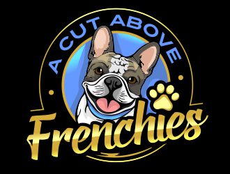 A Cut Above Frenchies  logo design by veron
