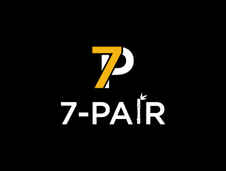 7-Pair logo design by kasperdz
