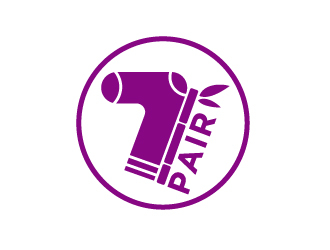 7-Pair logo design by gateout