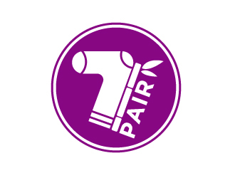 7-Pair logo design by gateout