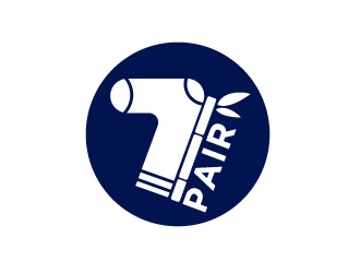 7-Pair logo design by gateout