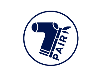 7-Pair logo design by gateout