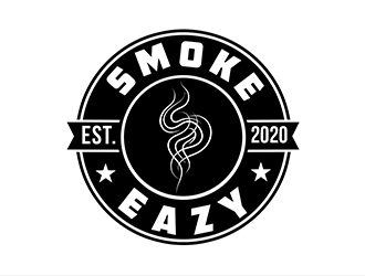 SMOKE EAZY  logo design by PrimalGraphics