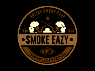 SMOKE EAZY  logo design by andriandesain