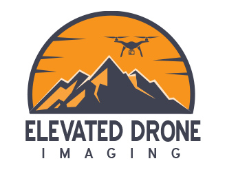 Elevated Drone Imaging  logo design by chad™