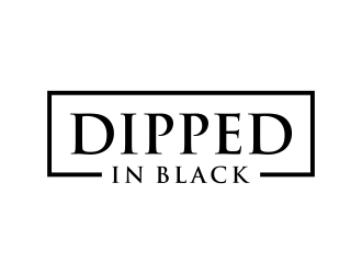 Dipped in Black logo design by p0peye